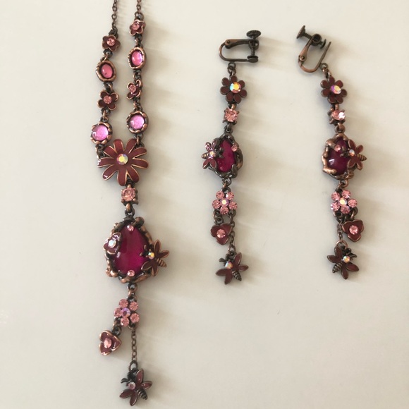 💖Fashionable Jewellery - Necklace & Clip On Earring Set - Picture 9 of 12